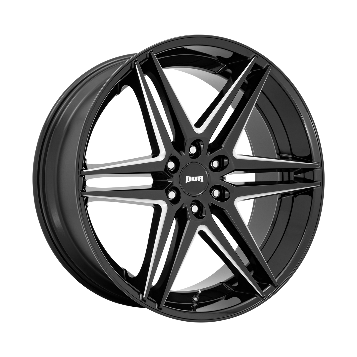DUB 1PC S267 DIRTY DOG 26X10 25 6X139.7 GLOSSY BLACK MILLED