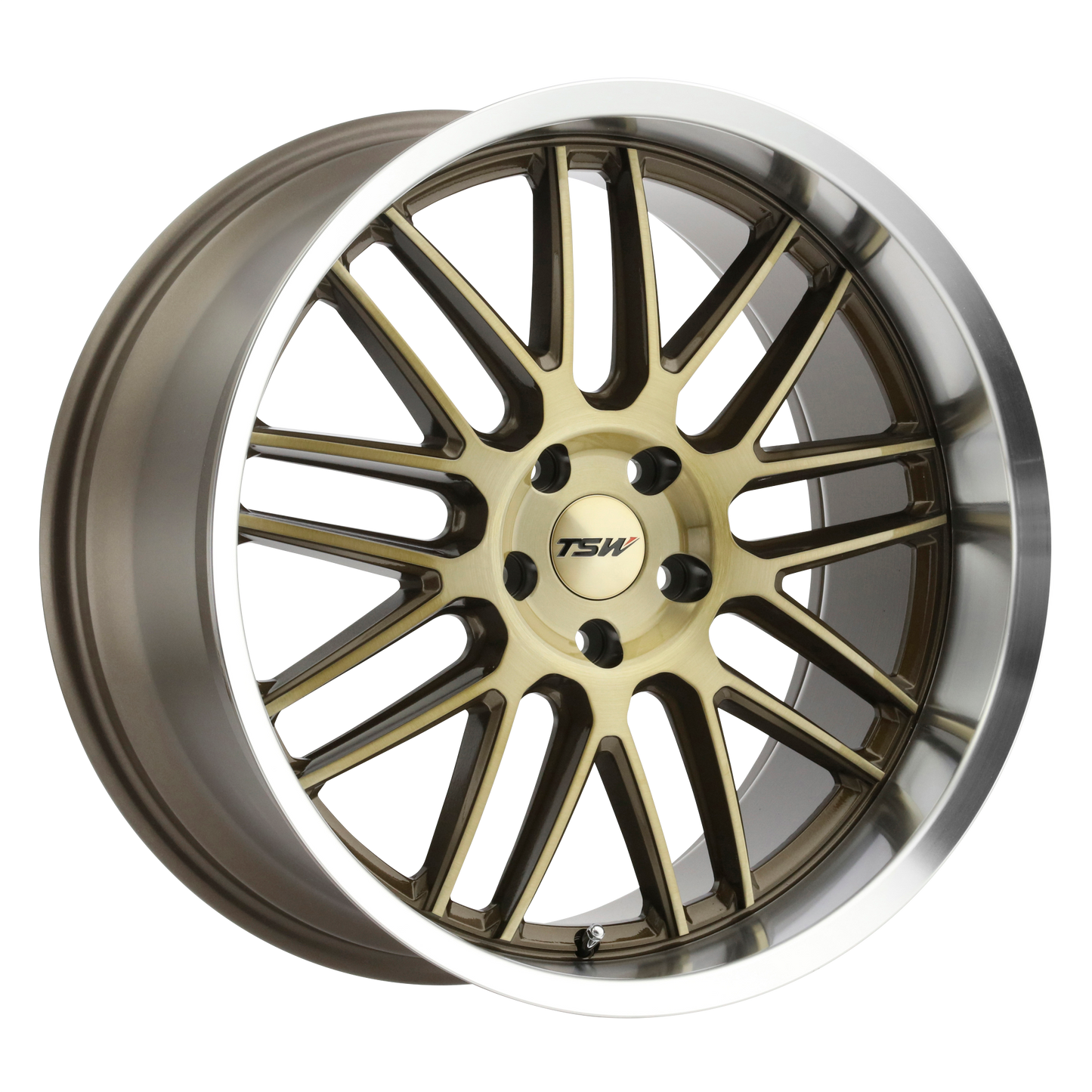 TSW AVALON 20X10 25 5X114.3/5X4.5 BRONZE W/ BRUSHED BRONZE FACE & MACHINED LIP