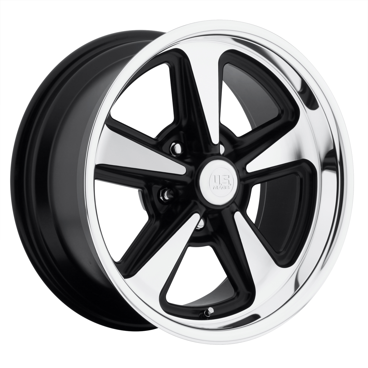 US Mag 1PC U109 BANDIT 17x8 1 5x114.3/5x4.5 MATTE BLACK MACHINED