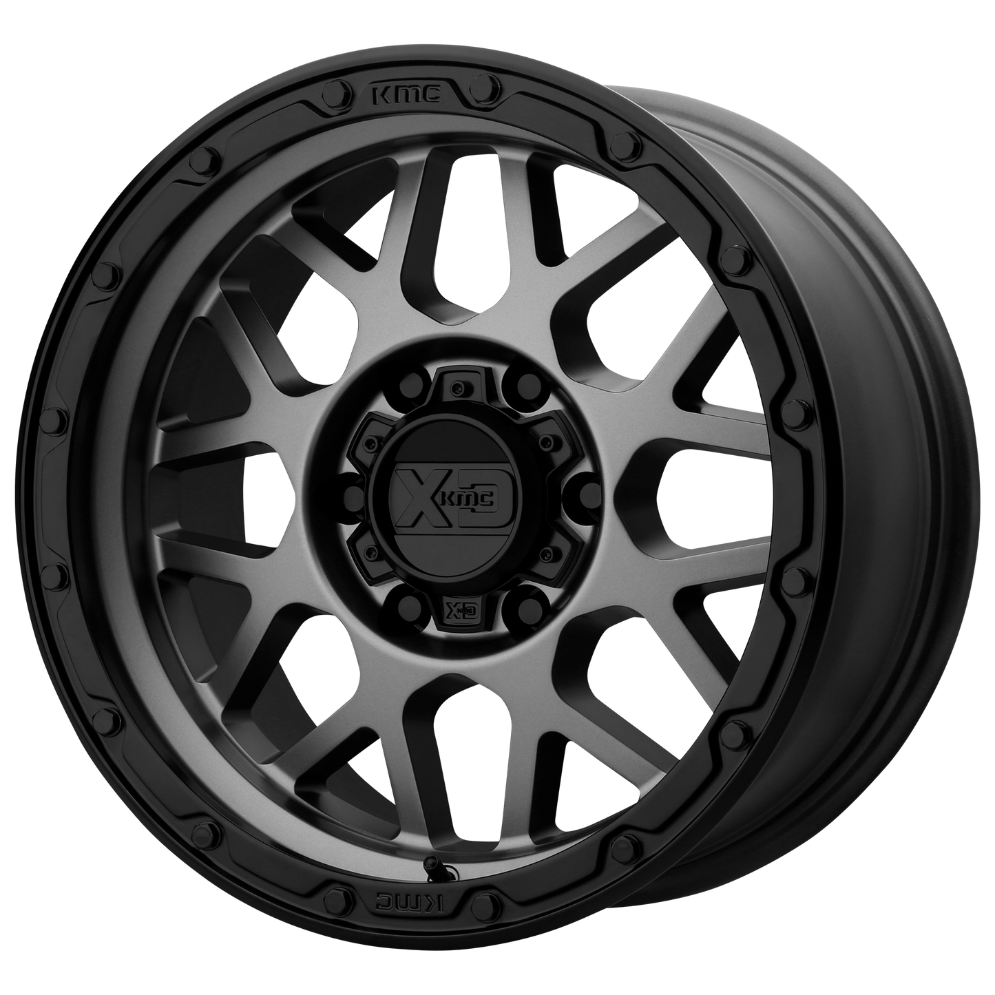 XD XD135 GRENADE OR 16x8 -6 6x139.7/6x5.5 Matte Gray Matte Black Lip