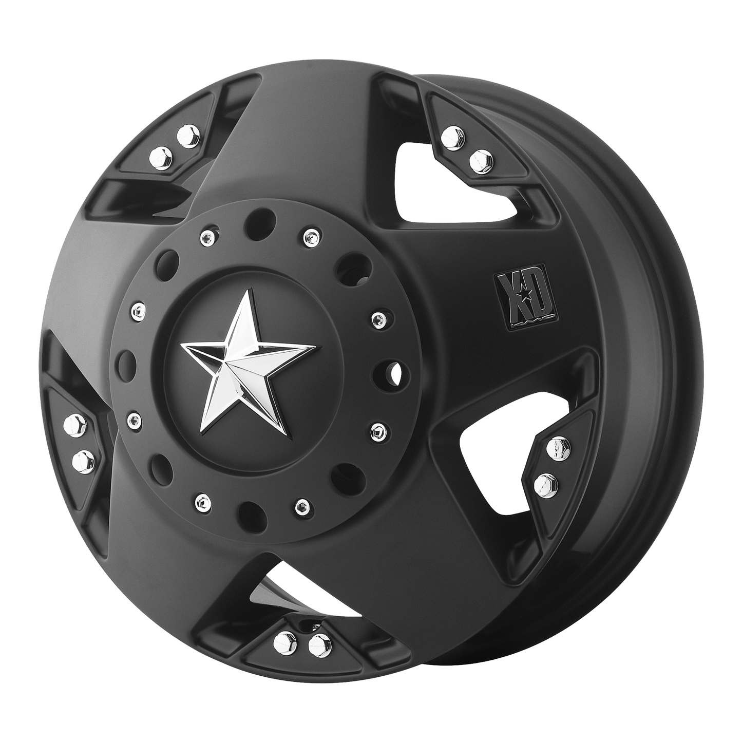 XD XD775 ROCKSTAR 17x6 111 8x200/8x7.9 Matte Black - Front
