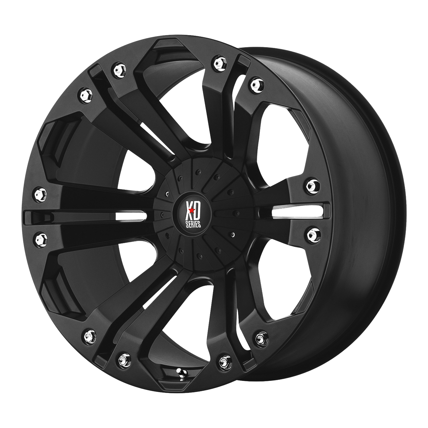 XD XD778 MONSTER 18X9 -12 BLANK/BLANK Matte Black
