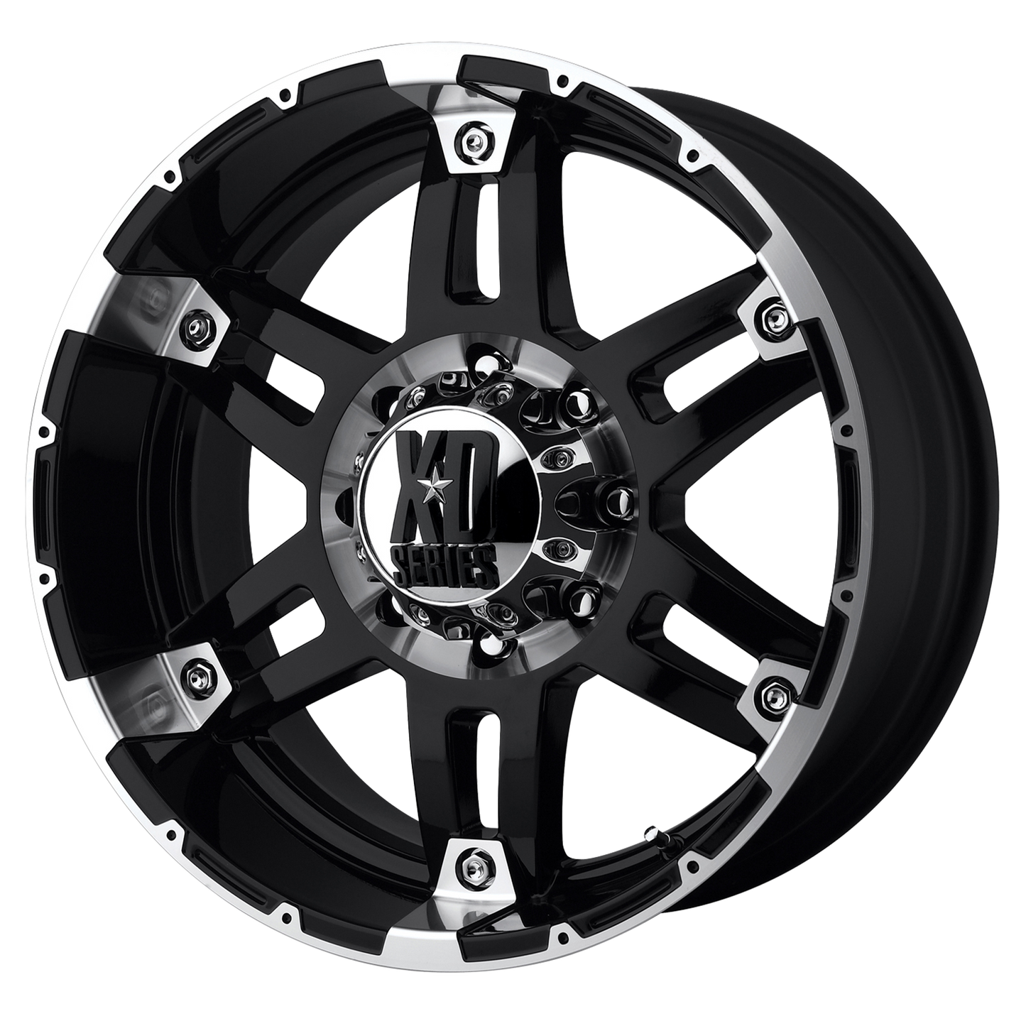 XD XD797 SPY 17X8 18 5X139.7 GLOSS BLACK MACHINED