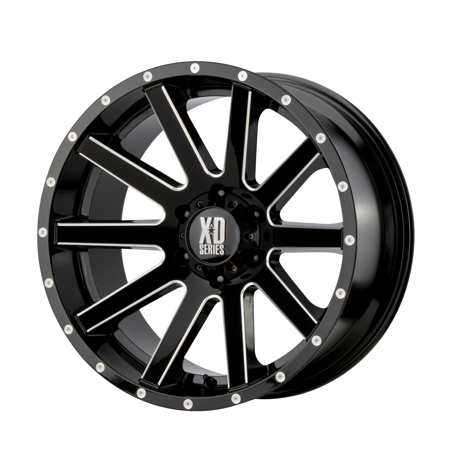 XD XD818 HEIST 20x9 30 5x150/5x150 Gloss Black Milled