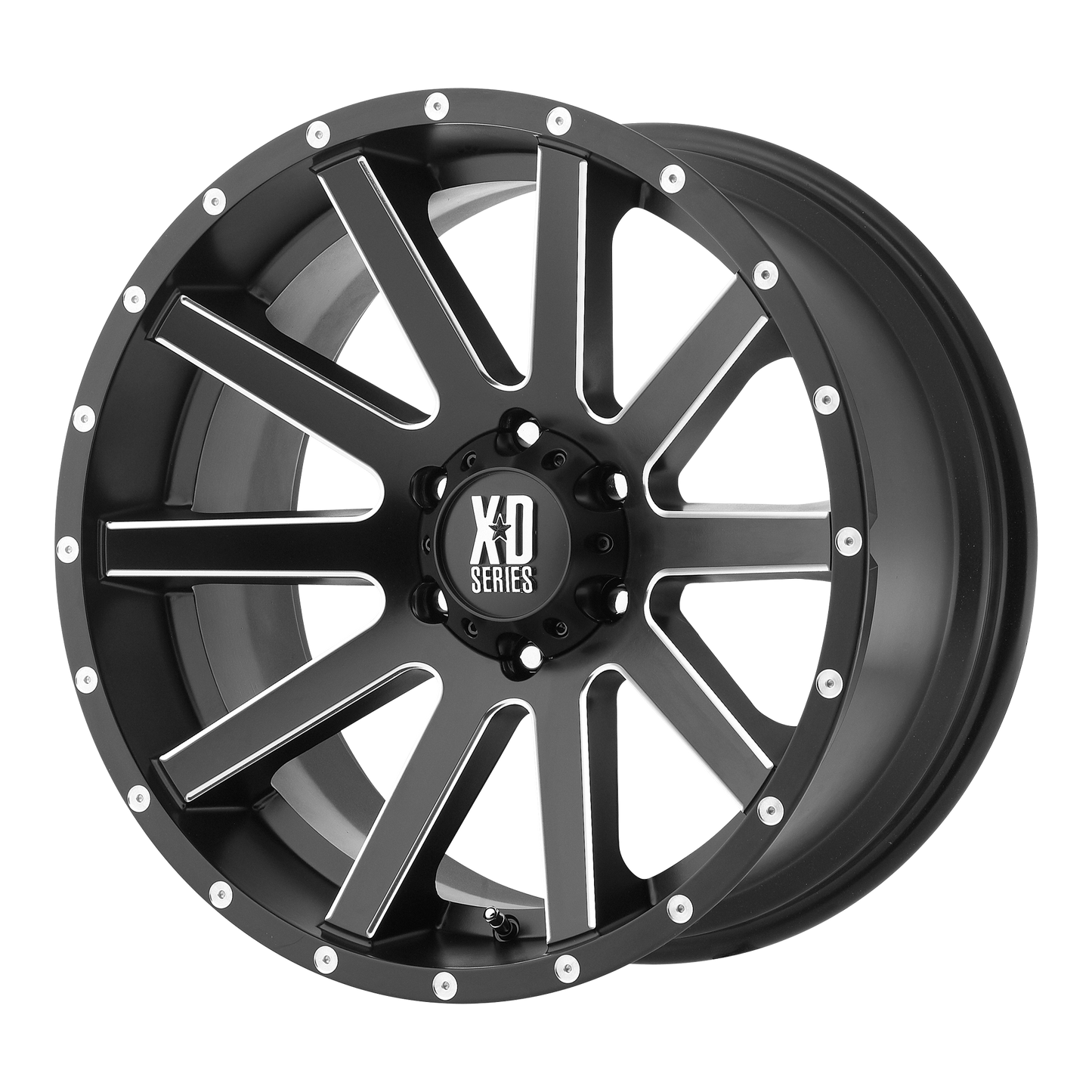 XD XD818 HEIST 22X10 12 6X139.7/6X5.5 Satin Black Milled