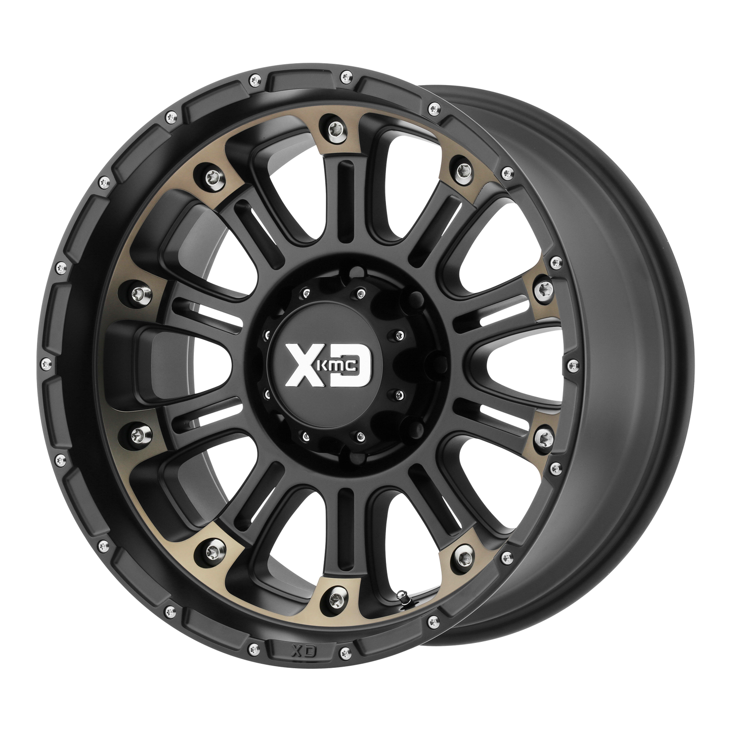 XD XD829 HOSS II 20x12 -44 6x139.7/6x5.5 Satin Black Machined Dark Tint