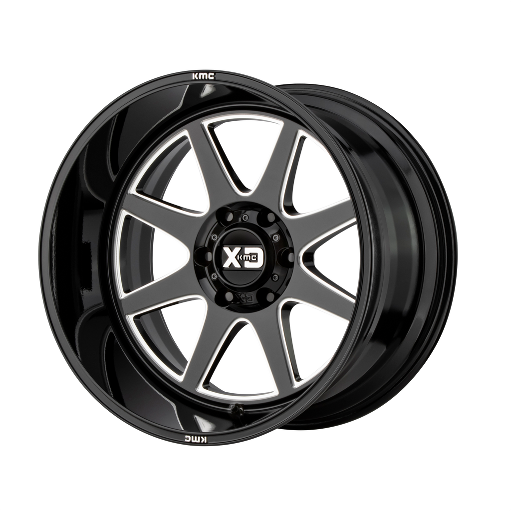 XD XD844 PIKE 20x10 -18 8x180/8x7.1 Gloss Black Milled