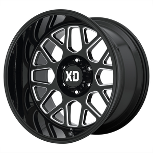 XD XD849 GRENADE 2 20x10 -18 5x127/5x5.0 Gloss Black Milled