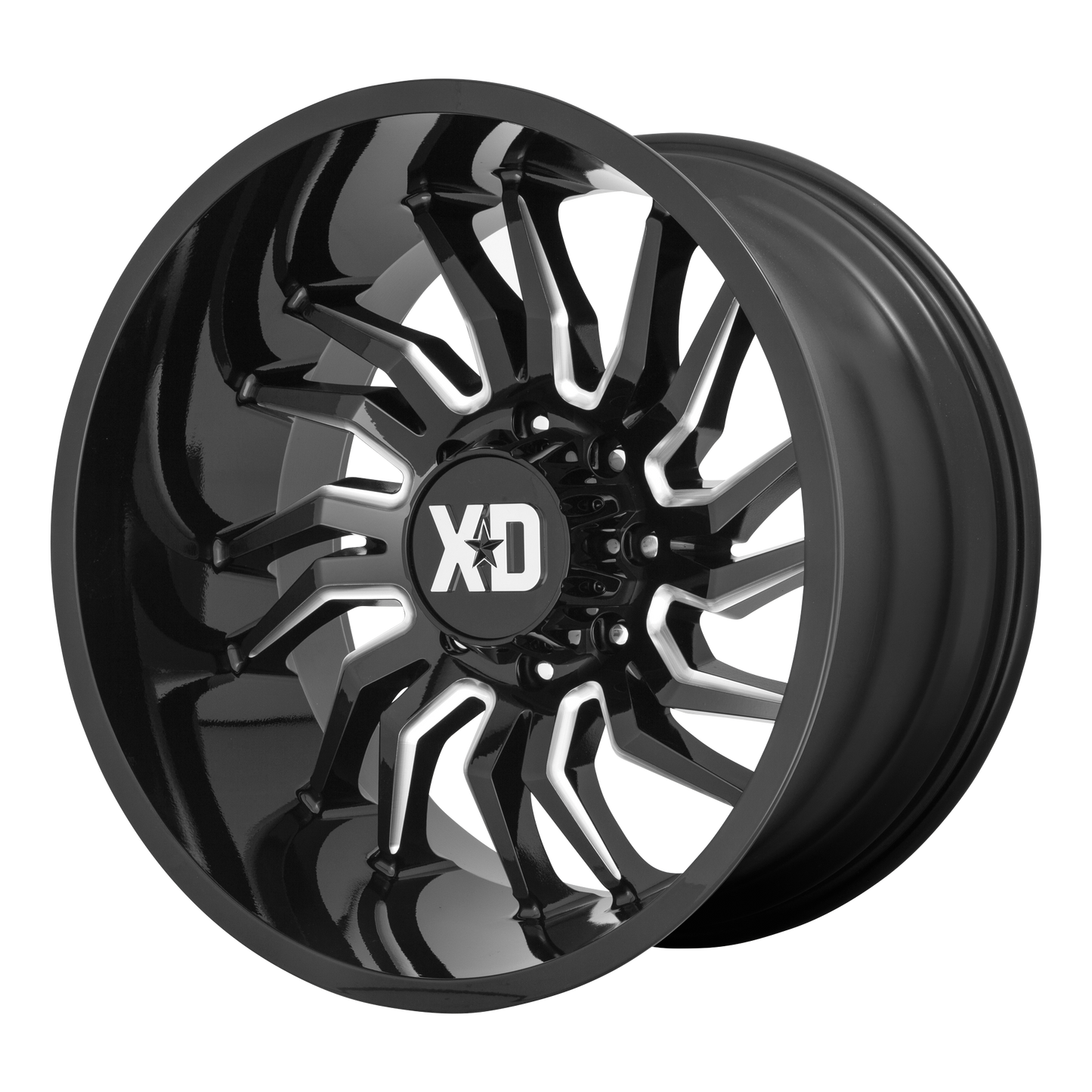 XD XD858 TENSION 22X12 -44 8X165.1/8X6.5 Gloss Black Milled