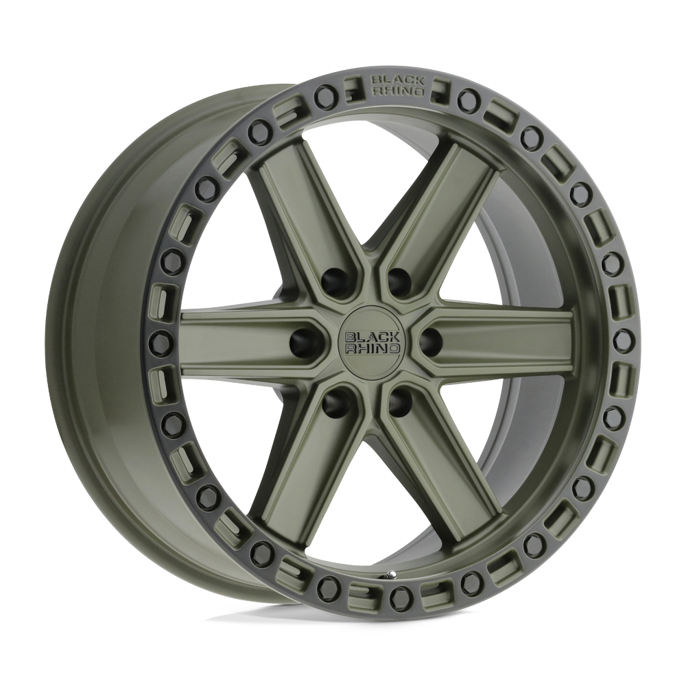 Black Rhino HENDERSON 18X9 12 6X139.7/6X5.5 OLIVE DRAB GREEN W/ BLACK RING