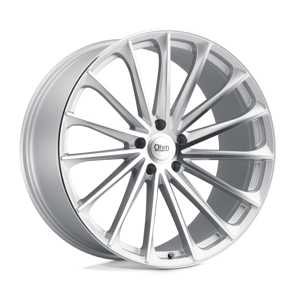 OHM PROTON 18X8.5 30 5X120/5X4.72 SILVER W/ MIRROR FACE