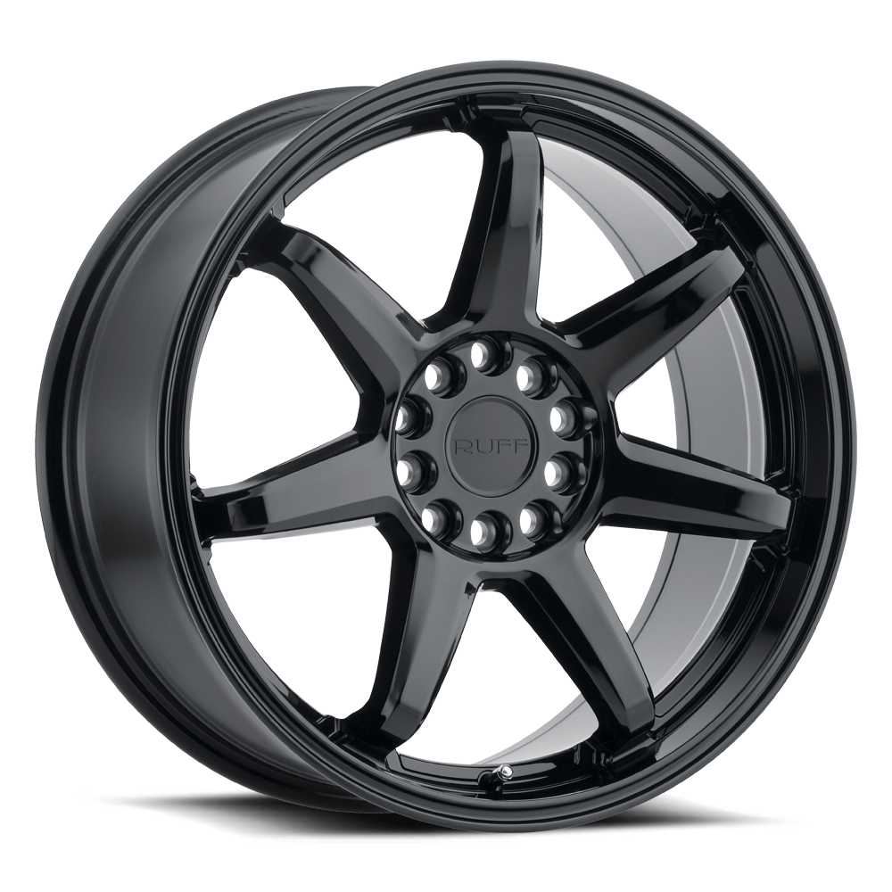 RUFF SHIFT 17X7.5 38 5X100/5X114.3 GLOSS BLACK