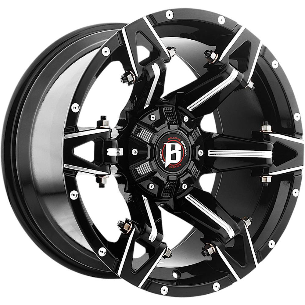 Ballistic Spartan 966 20x9 +00 6x114.3 (6x4.5)/6x139.7 (6x5.5) Black with Milled