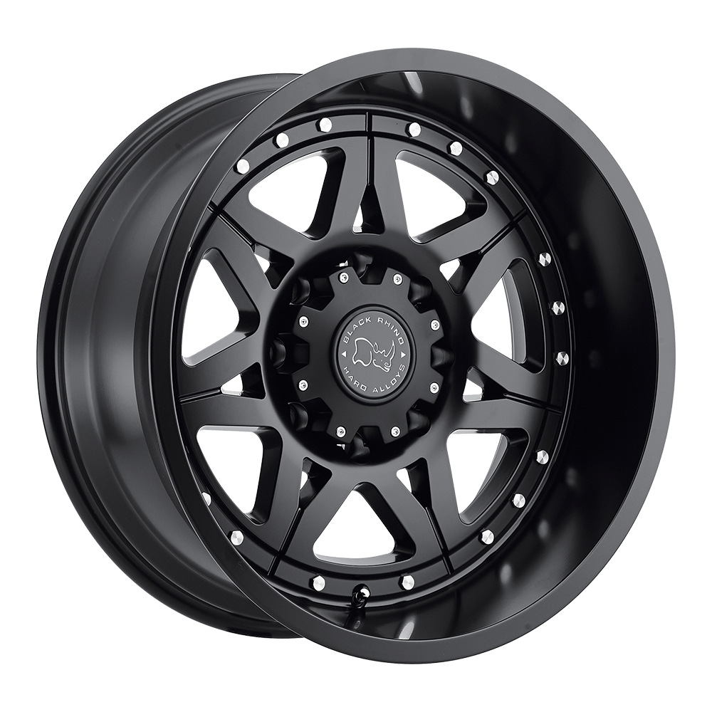 BLACK RHINO HAMMER 18X9 -12 8X180/8X7.1 MATTE BLACK