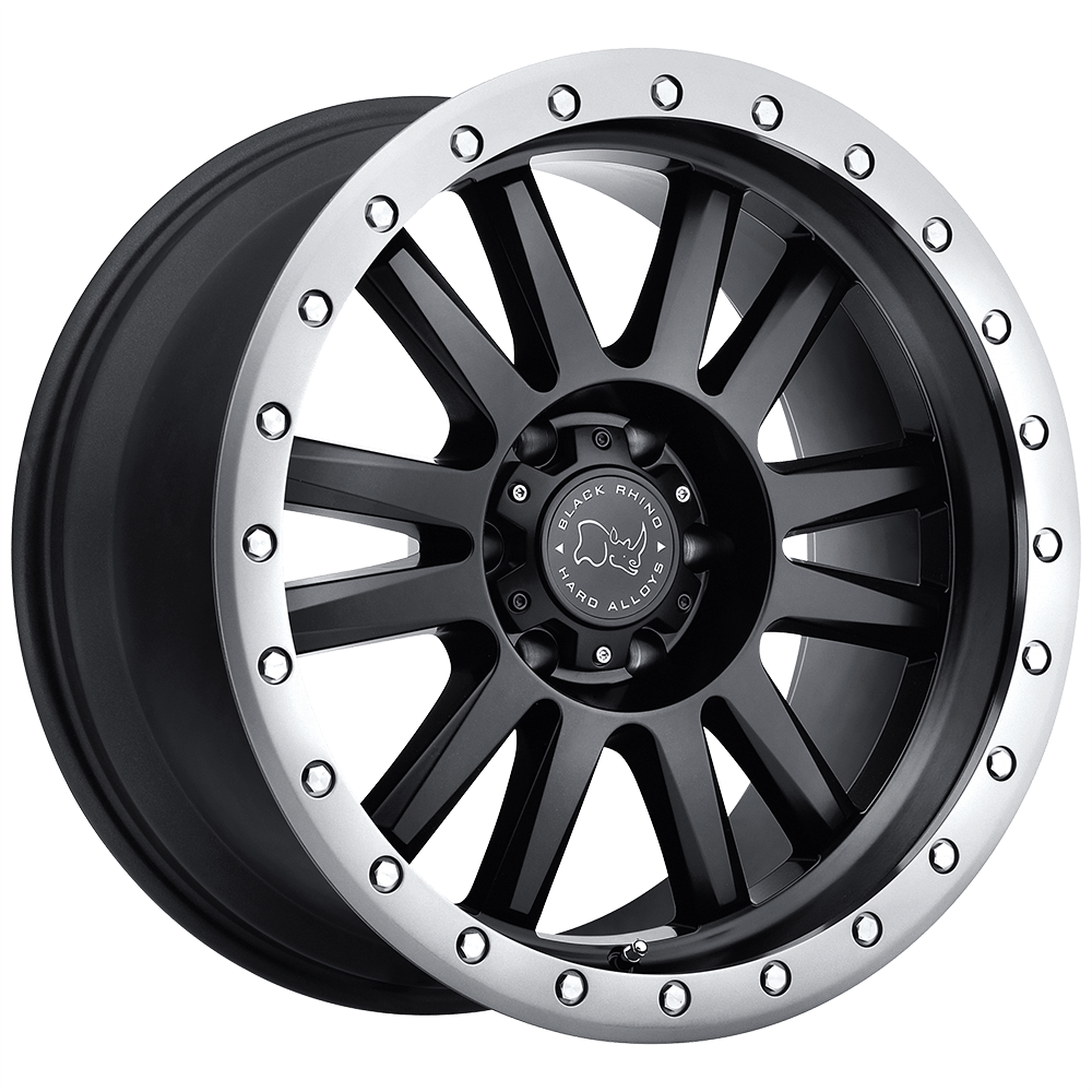 BLACK RHINO TANAY 18X9 12 5X150 MATTE BLACK W/ MATTE GRAPHITE LIP