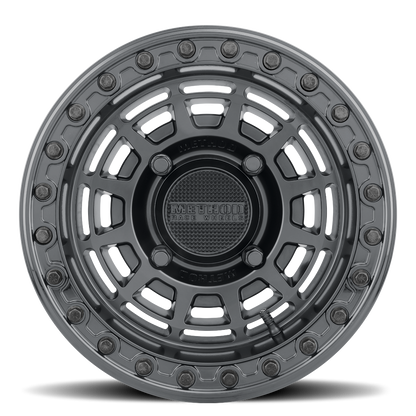 Method 415 15x10 4x136 25mm UTV Beadlock Double Black MR415510471064B