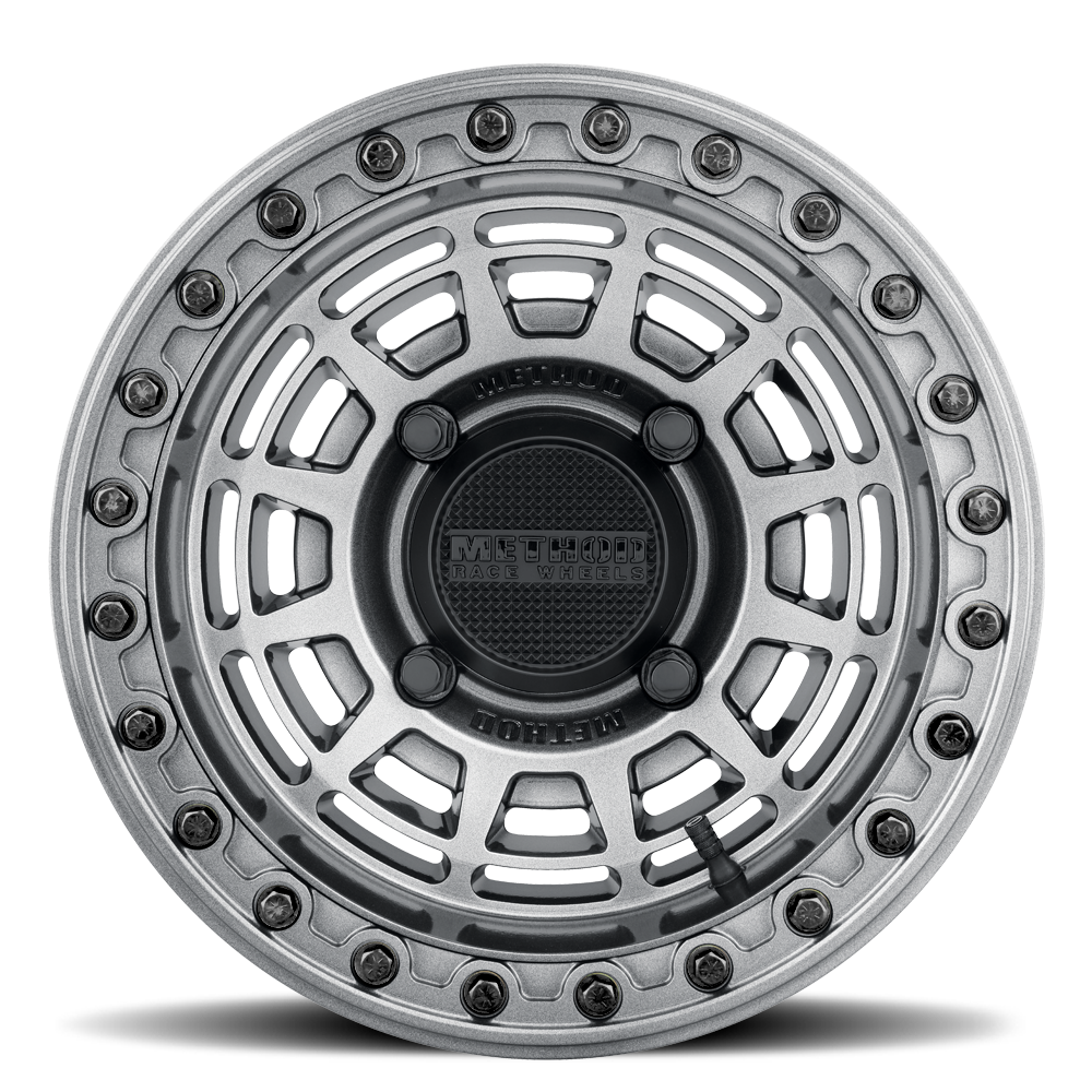 Method 415 15x10 4x136 25mm UTV Beadlock Gloss Graphite - Gloss Graphite Ring MR415510471264B