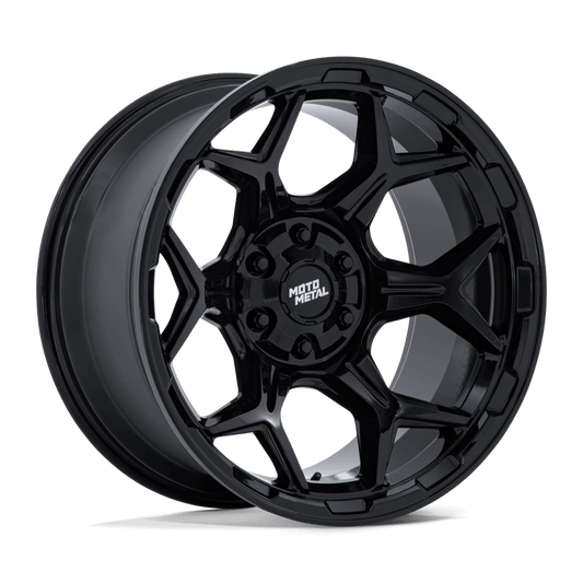 Moto Metal MO815 DUX - 20x10 -18mm 5x114.3, 5x127 Gloss Black Wheel | MO815BX20101418N