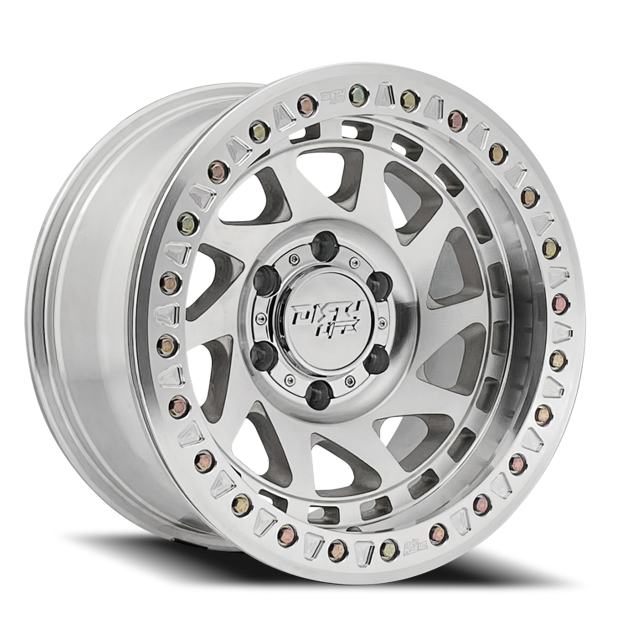 Dirty Life 9313 Enigma Race - 17x9 -38mm 6x135 Machined Wheel | 9313-7936M38