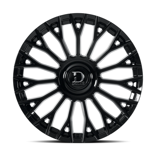 DOLCE LUXURY ROMA 22X9 38 5X127/130 GLOSSY BLACK
