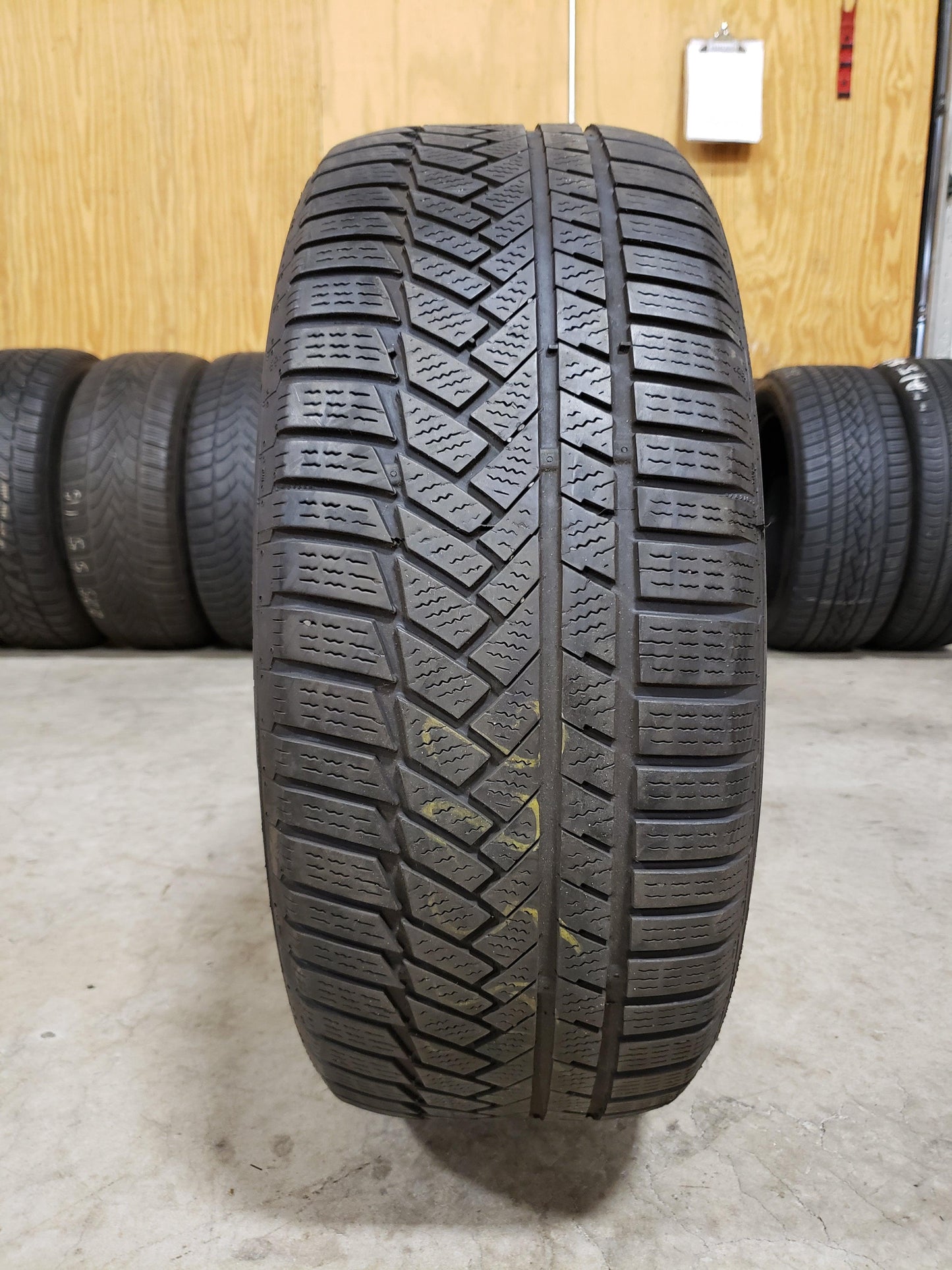 SET OF 2 225/55R16 Continental ContiWinterContact TS850P 99H XL - Used Tires