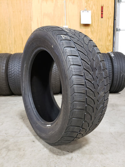 SINGLE 225/55R16 Bridgestone Blizzak LM-32 99H XL Extra Load - Used Tires