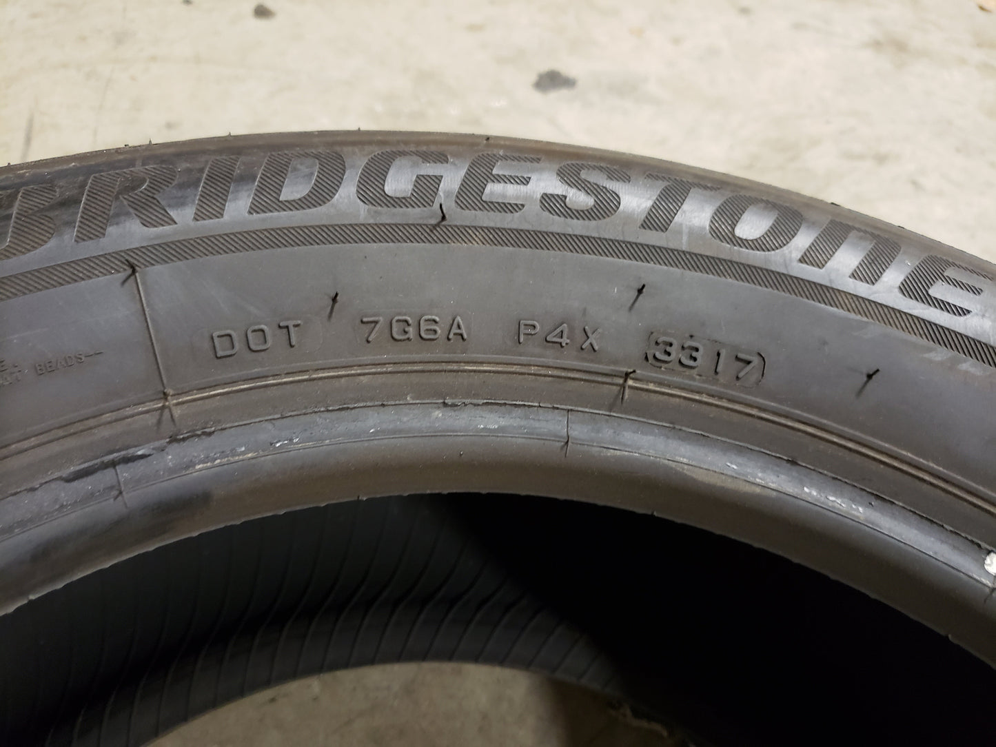 SINGLE 225/55R16 Bridgestone Blizzak LM-32 99H XL Extra Load - Used Tires