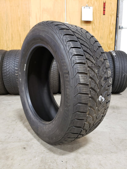 SINGLE 225/55R16 Bridgestone Blizzak LM-32 RFT 95H XL Extra Load - Used Tires