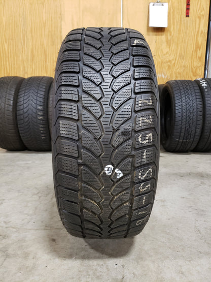 SINGLE 225/55R16 Bridgestone Blizzak LM-32 RFT 95H XL Extra Load - Used Tires