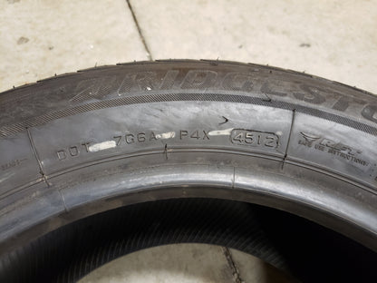 SINGLE 225/55R16 Bridgestone Blizzak LM-32 RFT 95H XL Extra Load - Used Tires