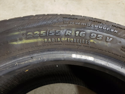 SINGLE 225/55R16 Matador Elite3 95V XL - Used Tires