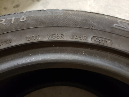 SINGLE 225/55R16 Dunlop SP Sport Fast Response 95V XL - Used Tires