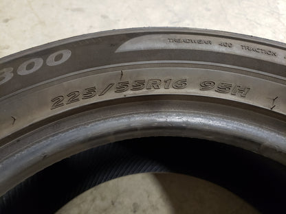SINGLE 225/55R16 Definity HP800 95H XL - Used Tires