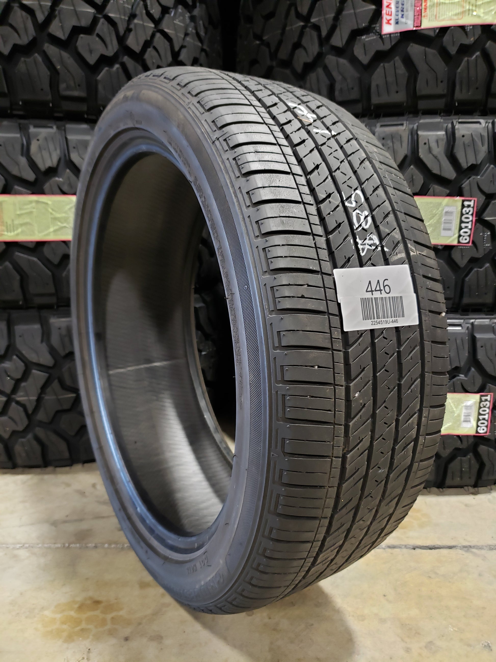 SINGLE 225/45R19 Bridgestone Ecopia H/L 422 Plus 92 W XL - Used Tires