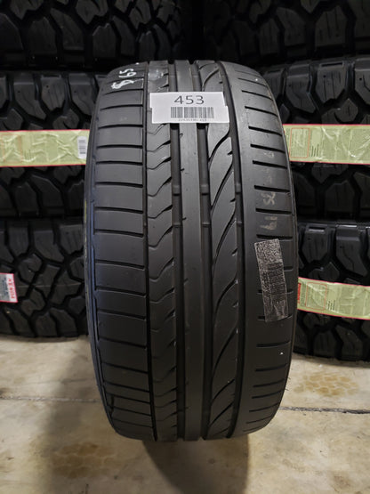 SINGLE 225/35R19 Bridgestone Potenza RE050A RFT 88 Y XL - Used Tires