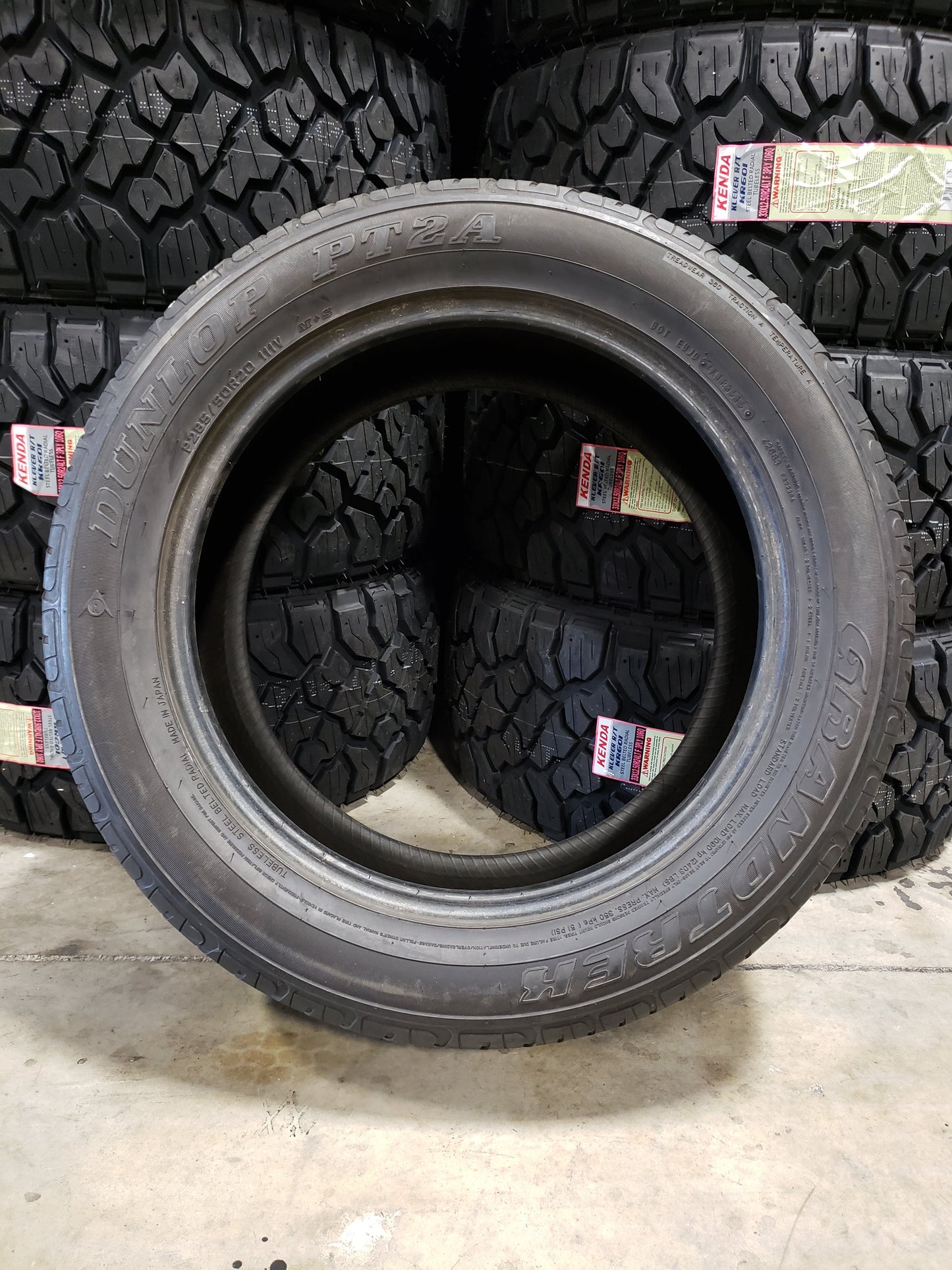 SINGLE 285/50R20 Dunlop Grandtrek PT 2A 111 V SL - Used Tires