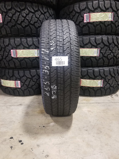 SET OF 4 255/65R17 Goodyear Wrangler Fortitude HT 110 T SL - Used Tires