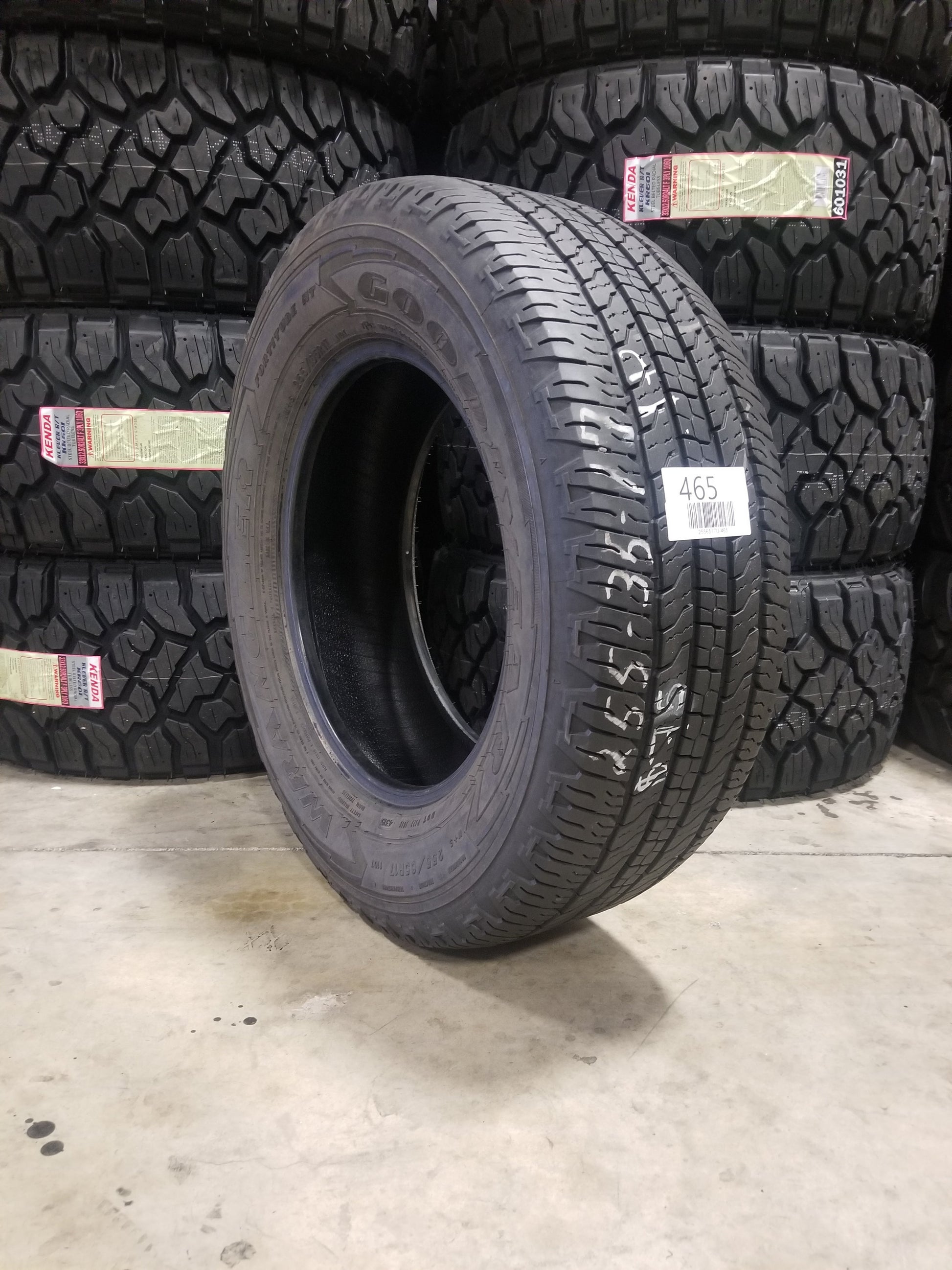 SET OF 4 255/65R17 Goodyear Wrangler Fortitude HT 110 T SL - Used Tires