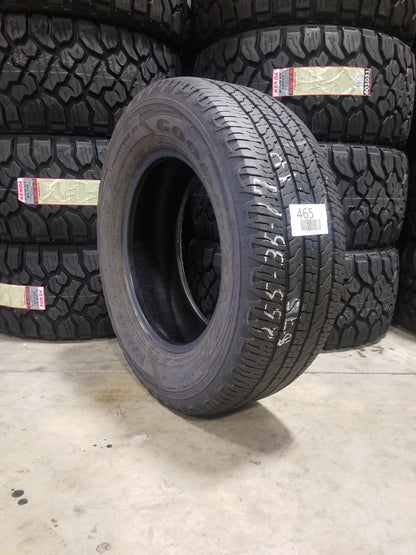 SET OF 4 255/65R17 Goodyear Wrangler Fortitude HT 110 T SL - Used Tires