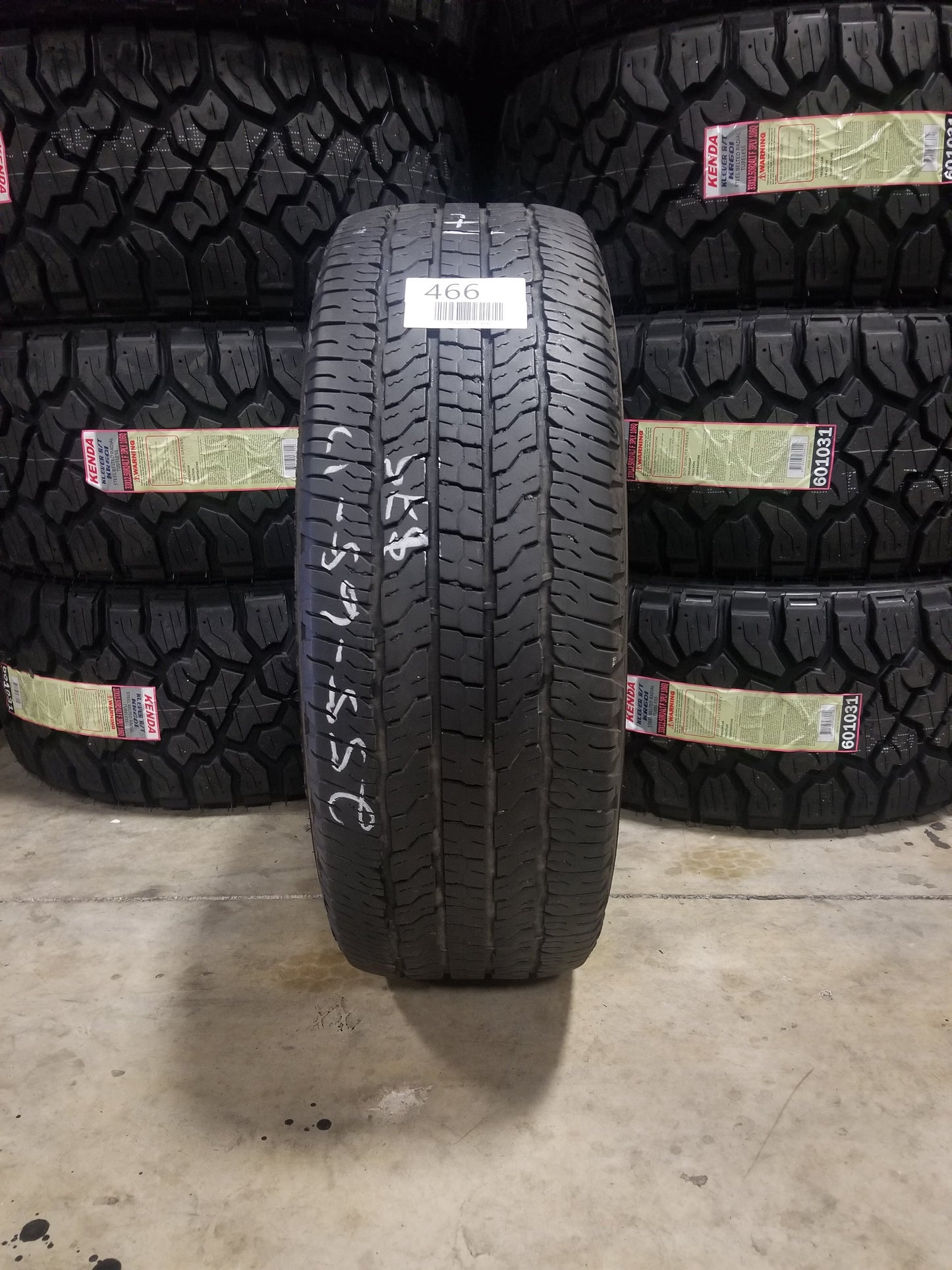 SET OF 4 255/65R17 Goodyear Wrangler Fortitude HT 110 T SL - Used Tires