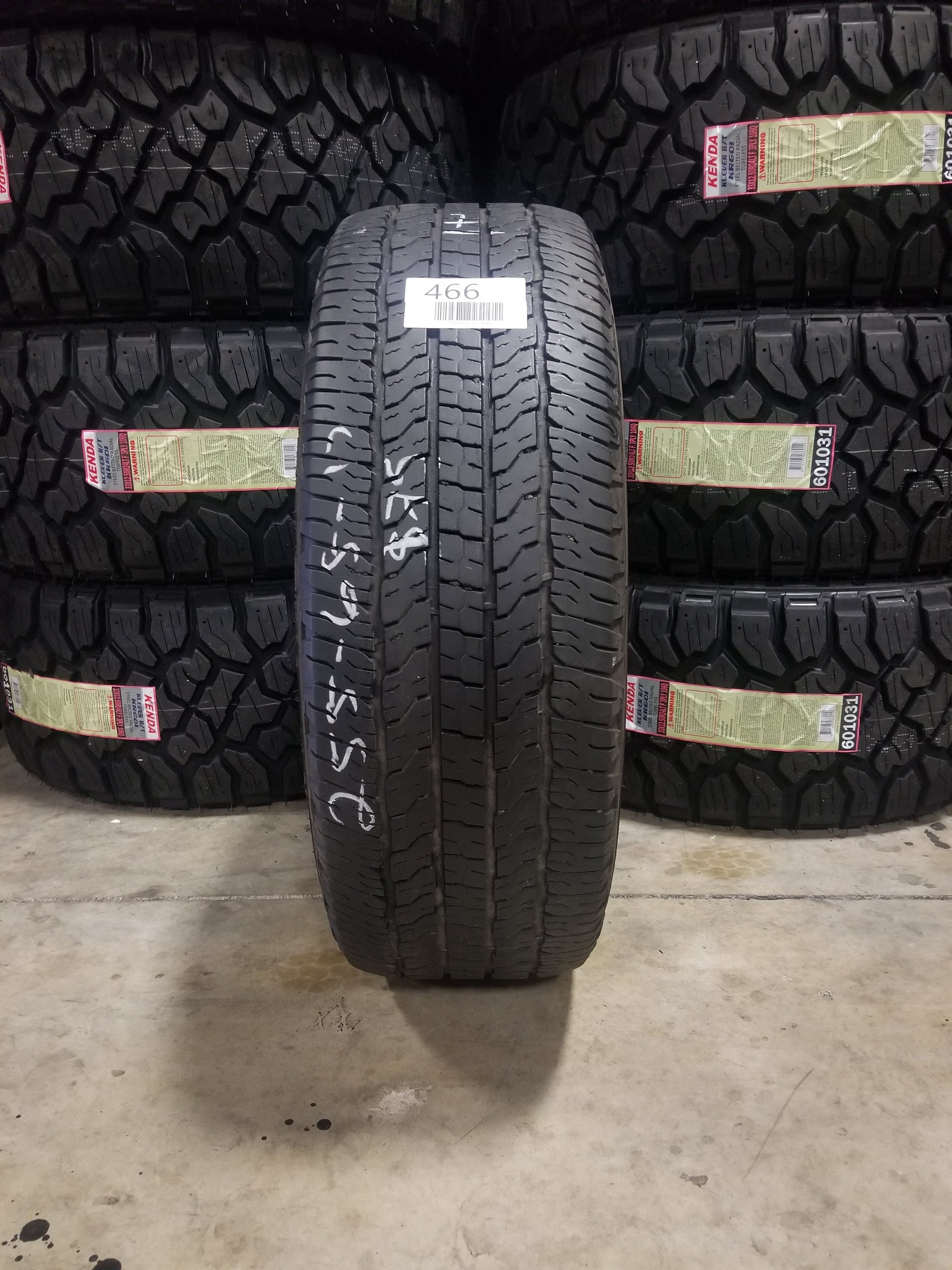 SET OF 4 255/65R17 Goodyear Wrangler Fortitude HT 110 T SL - Used Tires