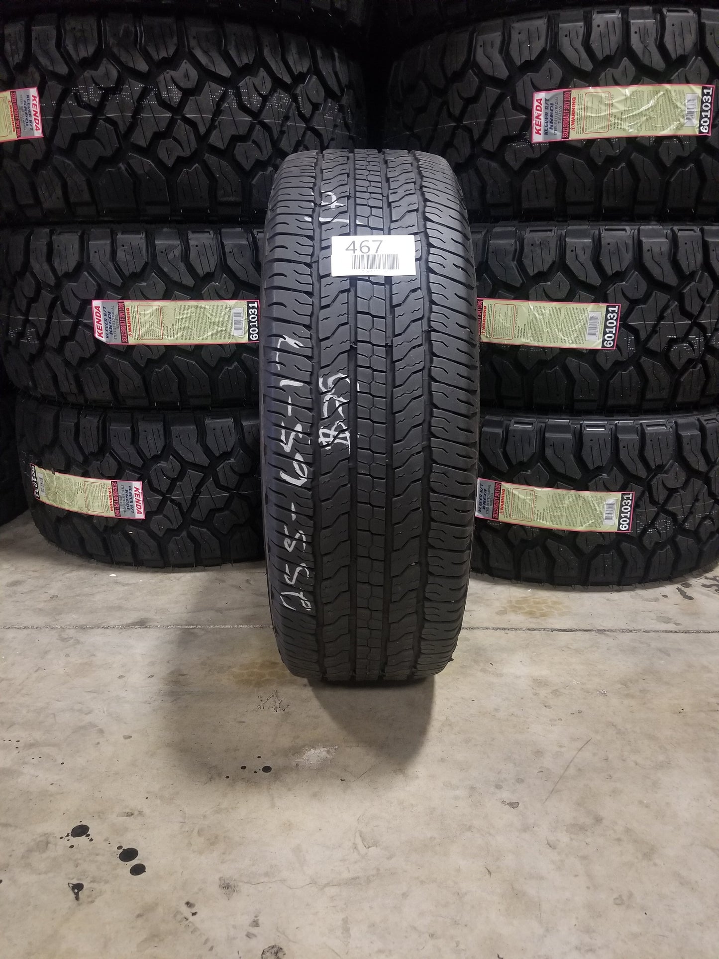 SET OF 4 255/65R17 Goodyear Wrangler Fortitude HT 110 T SL - Used Tires