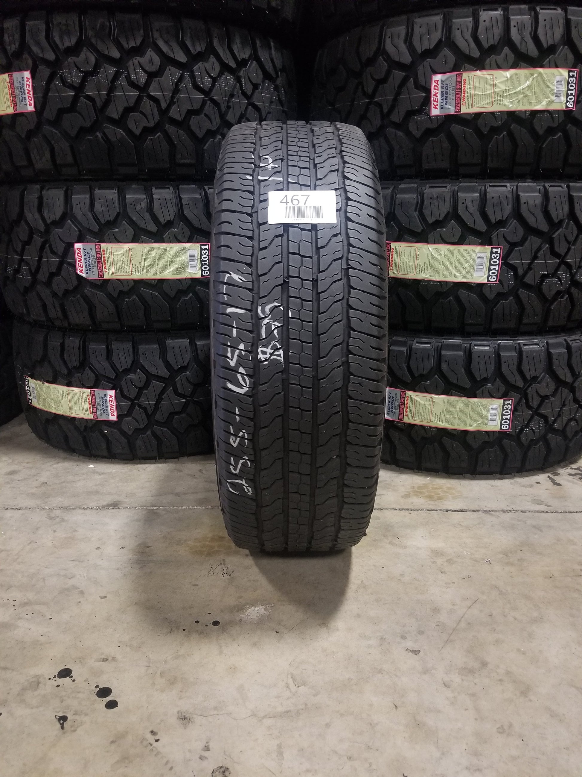SET OF 4 255/65R17 Goodyear Wrangler Fortitude HT 110 T SL - Used Tires