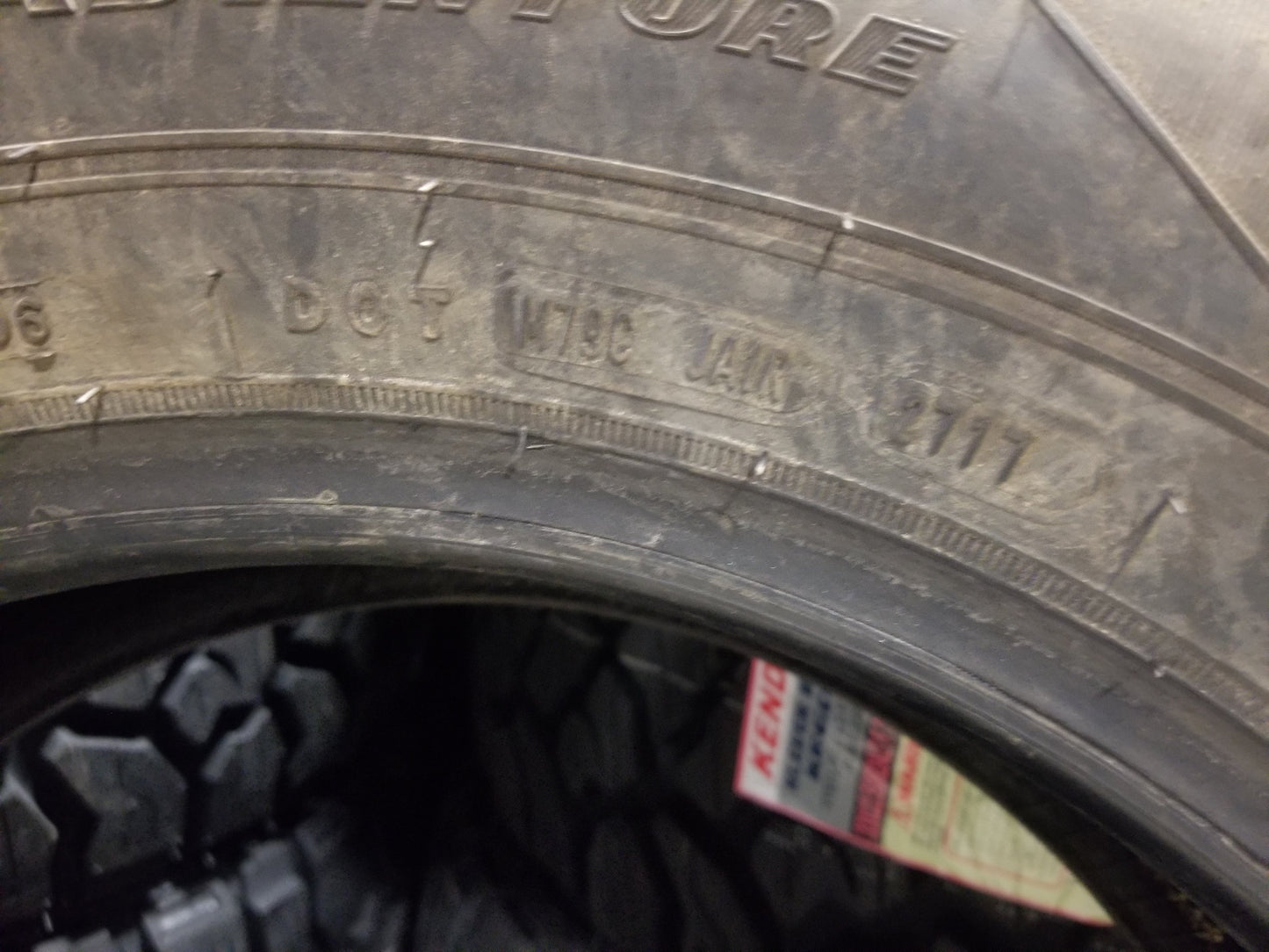 SET OF 4 235/75R17 GoodYear Wrangler A/T Adventure 109 T SL - Used Tires