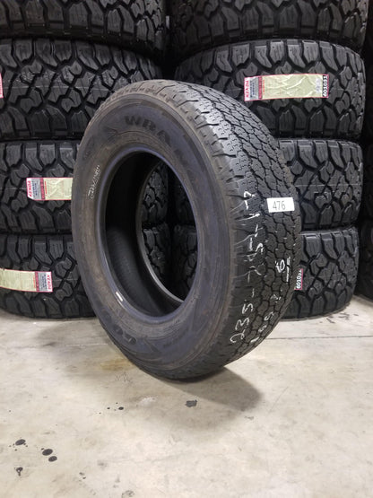 SET OF 2 235/75R17 GoodYear Wrangler A/T Adventure 109 T SL - Used Tires