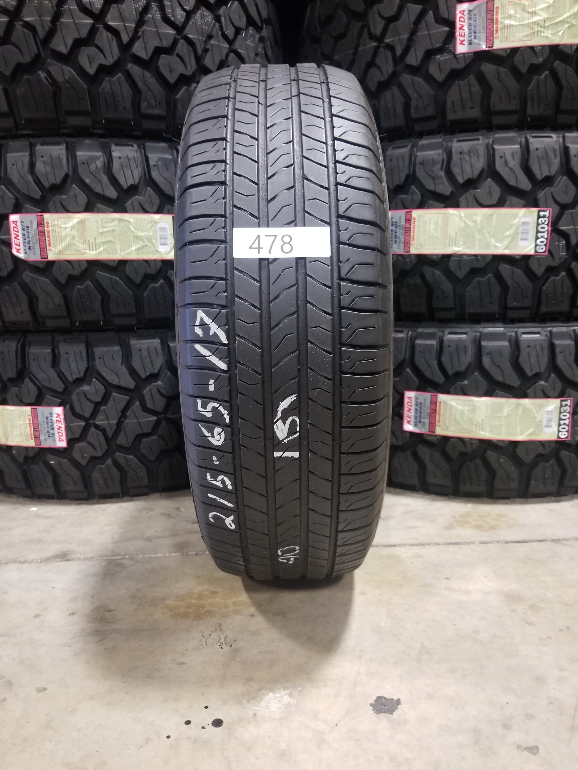 SINGLE 215/65R17 Michelin Energy Saver A/S 98 T 1653 LBS - Used Tires