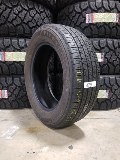 SINGLE 225/60R17 Firestone Destination LE2 99 T 1709 LBS - Used Tires