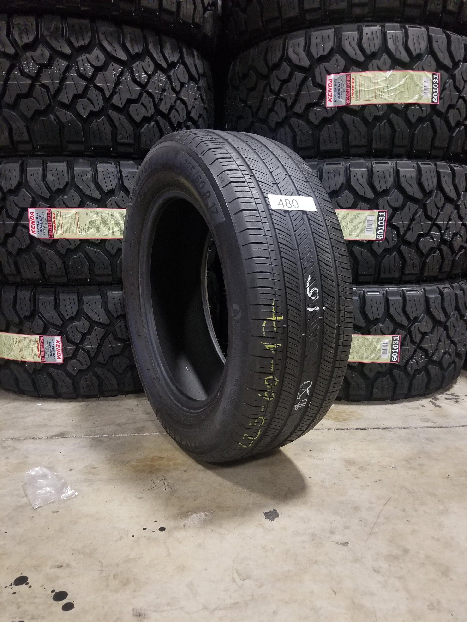 SET OF 2 225/60R17 Michelin Primacy A/S 99 H 1709 LBS - Used Tires