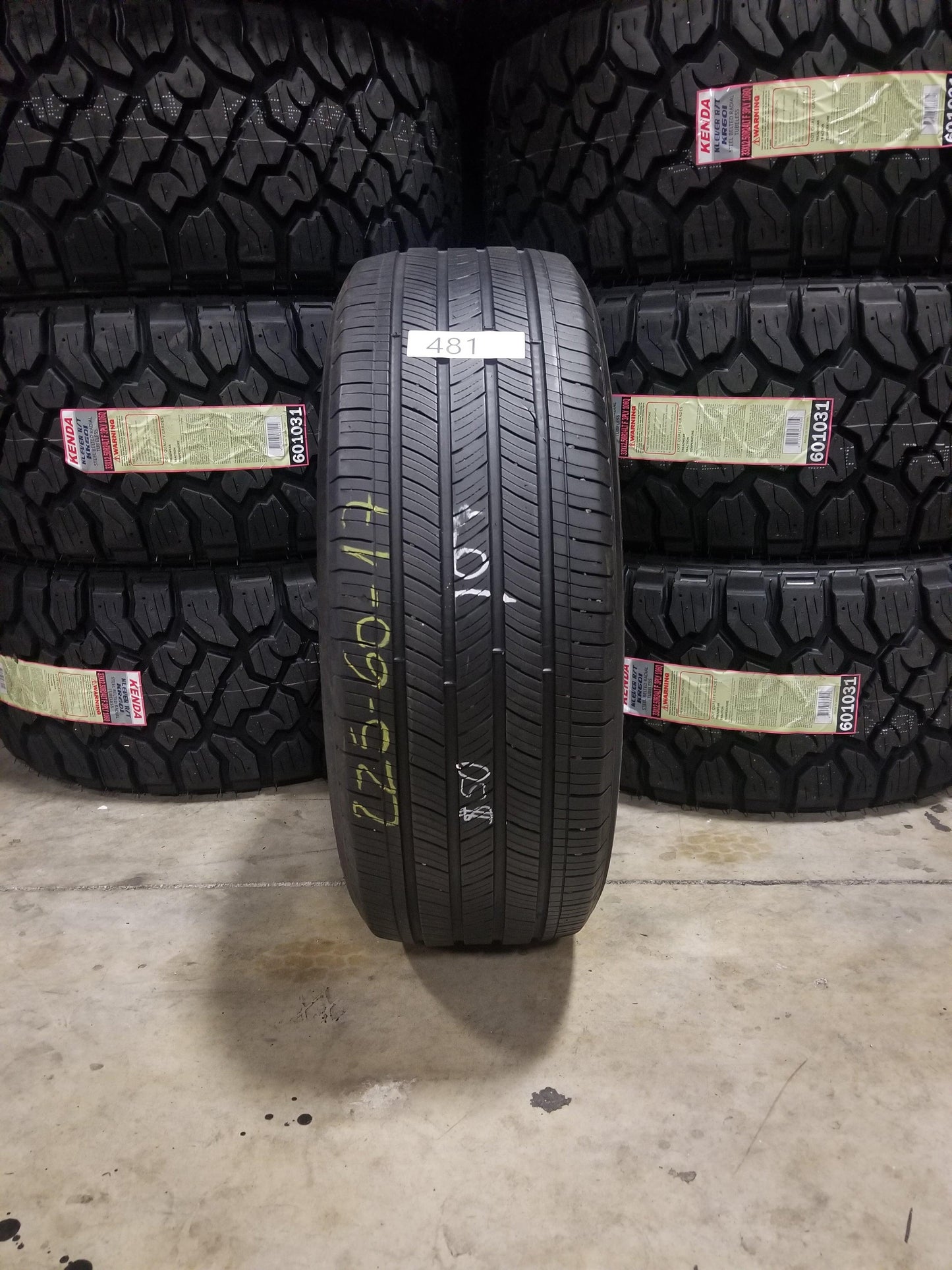 SET OF 2 225/60R17 Michelin Primacy A/S 99 H 1709 LBS - Used Tires