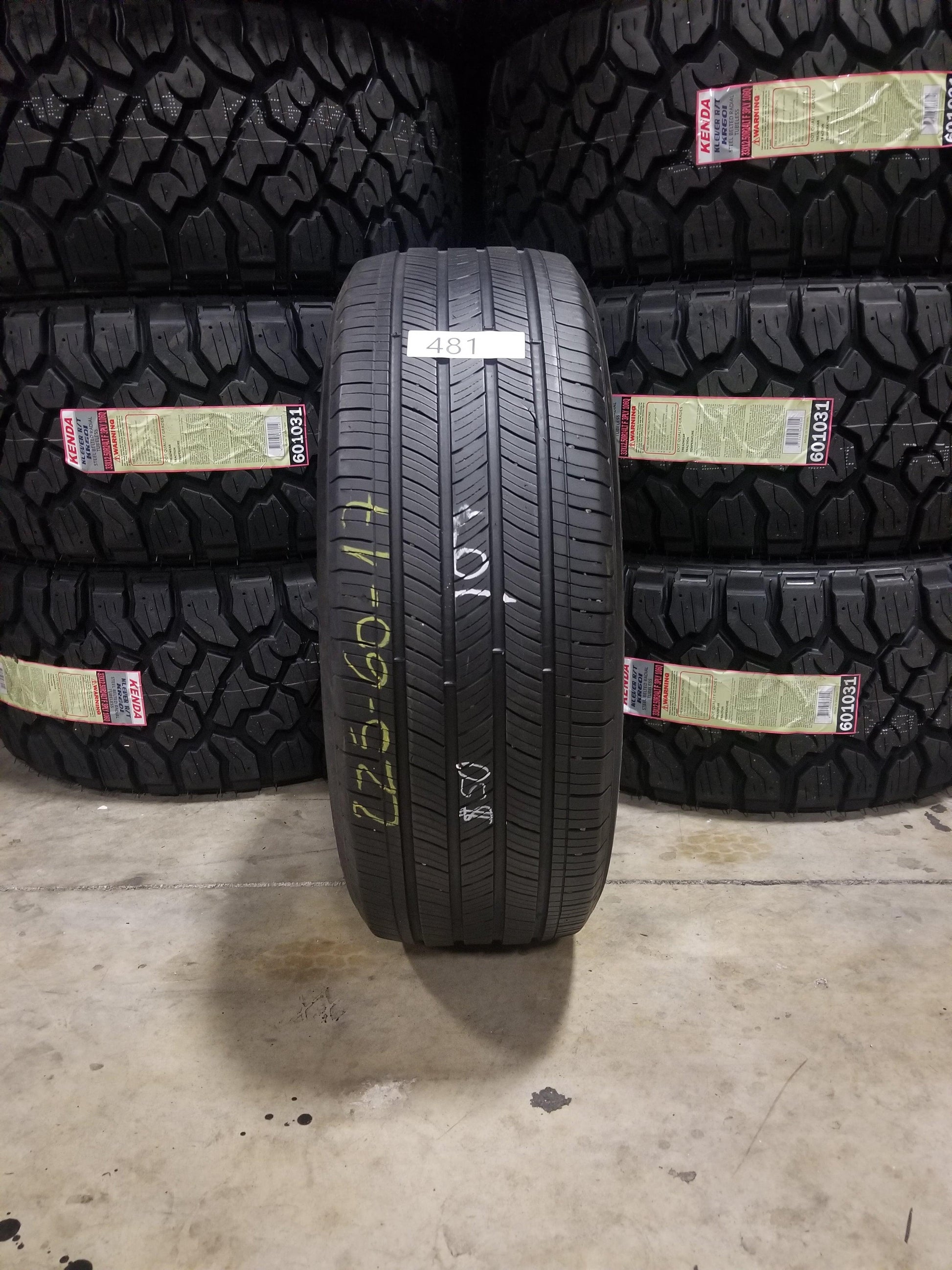 SET OF 2 225/60R17 Michelin Primacy A/S 99 H 1709 LBS - Used Tires